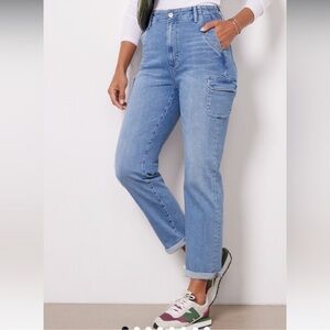 Paige Drew Cargo Pocket Jeans Sz 27